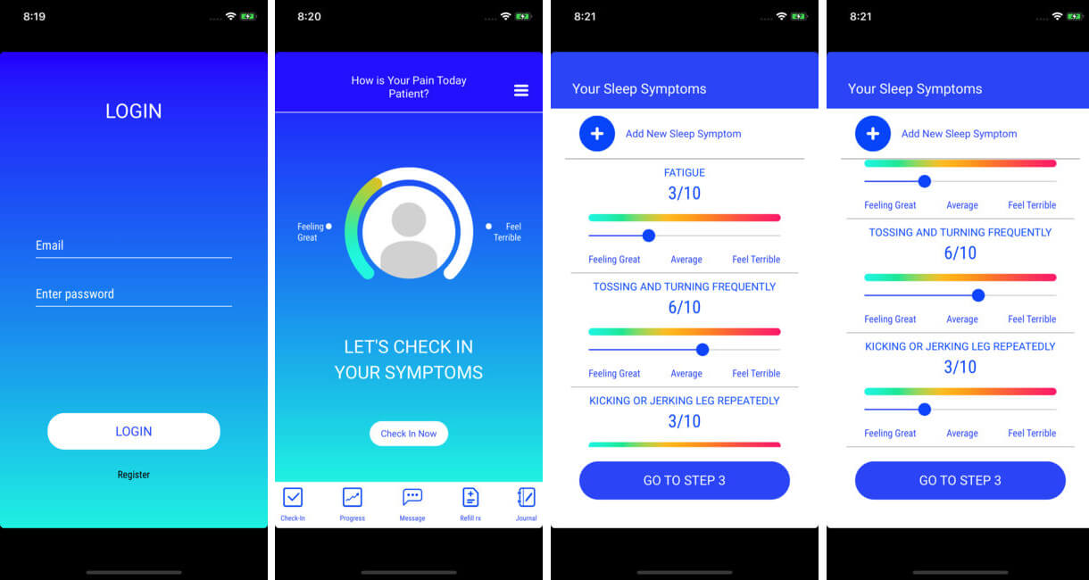 Symptom tracking